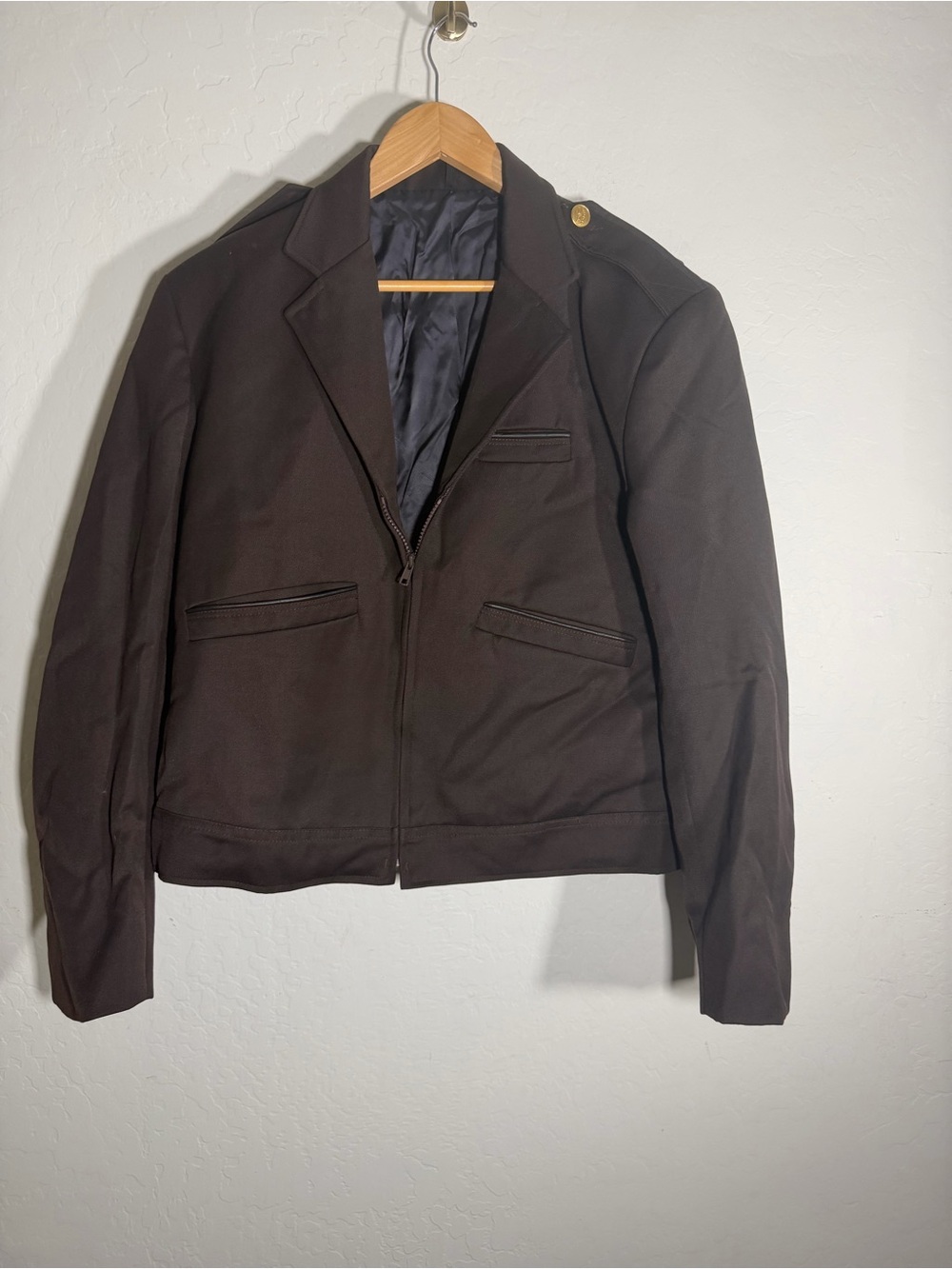 Vintage SF MUNI Transit Operator Uniform Jacket Brown Elbeco Made in USA L
M/L